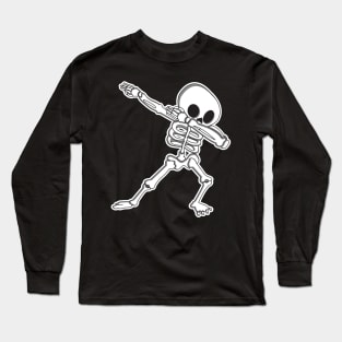 'Dabbing Skeleton' Awesome Costume Halloween Long Sleeve T-Shirt